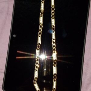 16" Swarovski Crystals Goldtone Necklace.